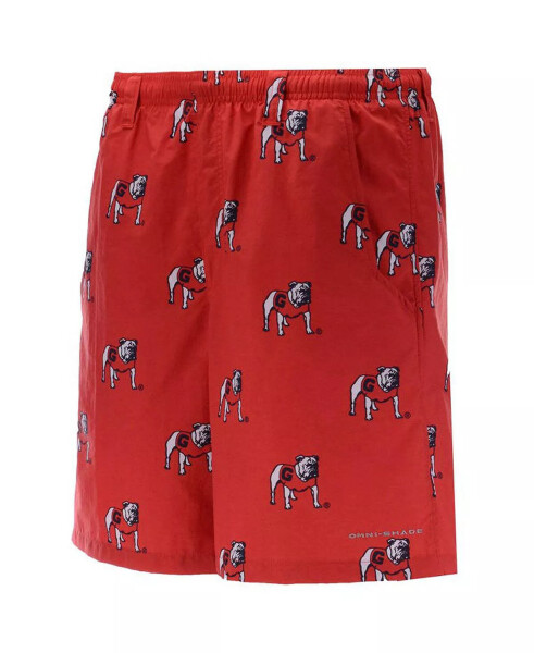 Men's Red Georgia Bulldogs Big and Tall Backcast Shorts Red - 1