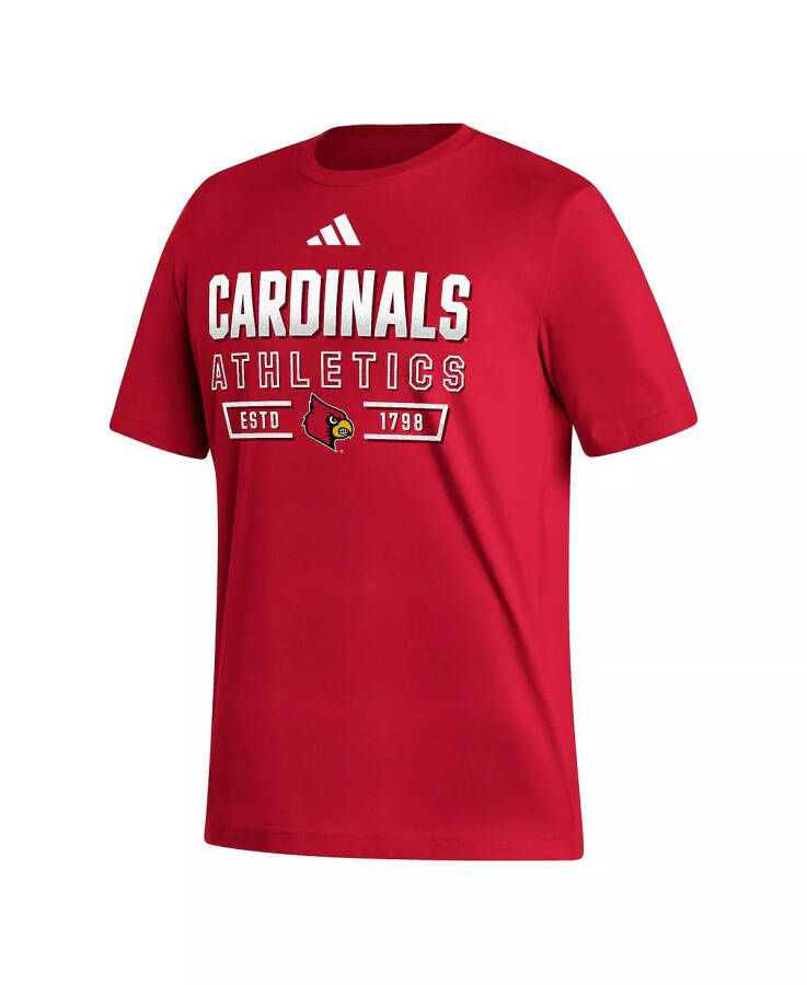 Men's Red Louisville Cardinals Head of Class Fresh T-shirt Red - 7