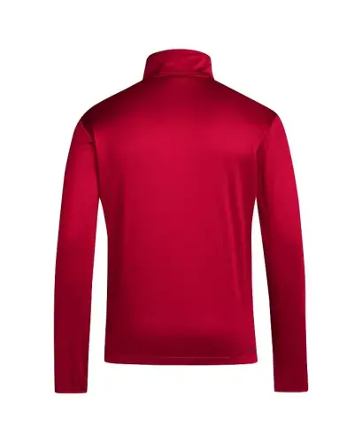 Men's Red NC State Wolfpack Coaches Sideline Quarter-Zip Top-Red - 3