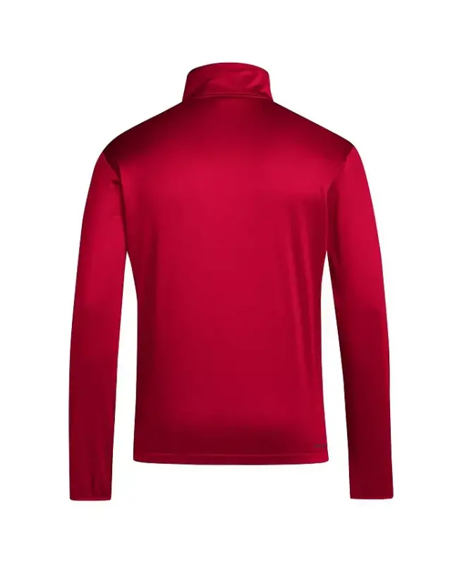 Men's Red NC State Wolfpack Coaches Sideline Quarter-Zip Top-Red - 3