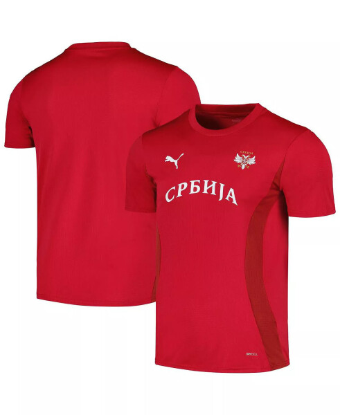 Men's Red Serbia National Team 2024 Pre-Match Jersey Red - 1