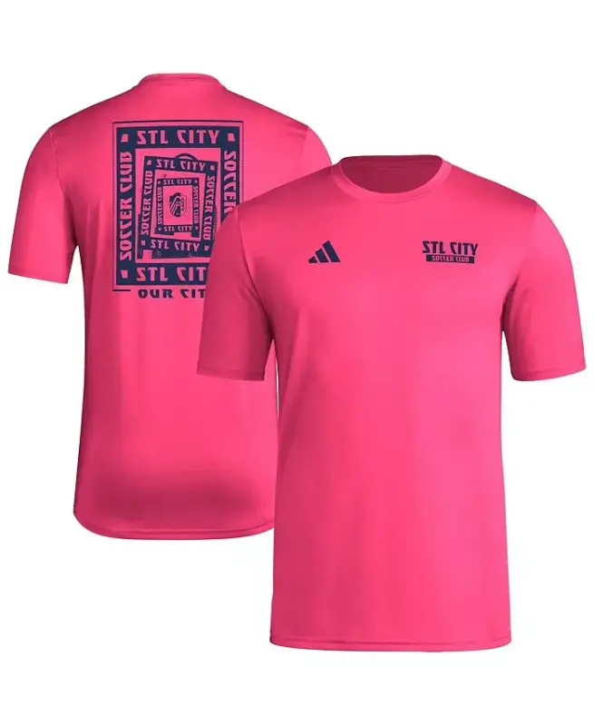 Men's Red St. Louis City SC Local Wrap T-Shirt-Red - ADIDAS