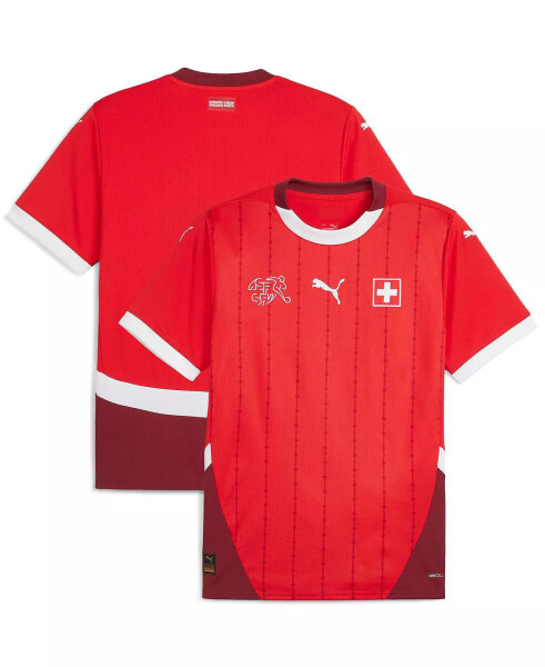 Men's Red Switzerland National Team 2024 Home Replica Jersey Red - 1