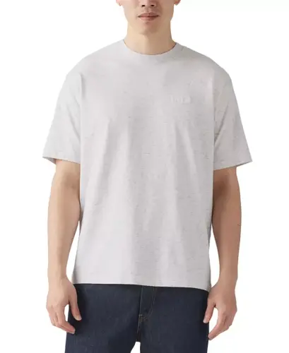 Men's Red Tab Vintage Short Sleeve Dash Crewneck T-Shirt - 1