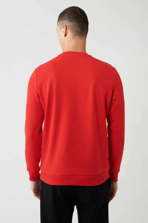 Men's Red Unisex Sweatshirt - 10