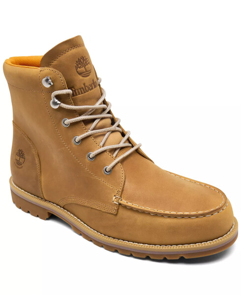 Men's Redwood Falls Waterproof Moc Toe Boots from Finish Line Wheat - 1