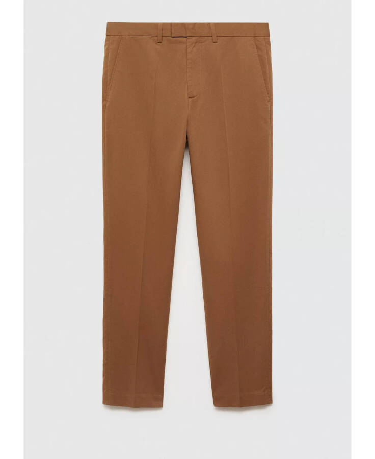 Men's Regular Cotton Pants Caramel - 1