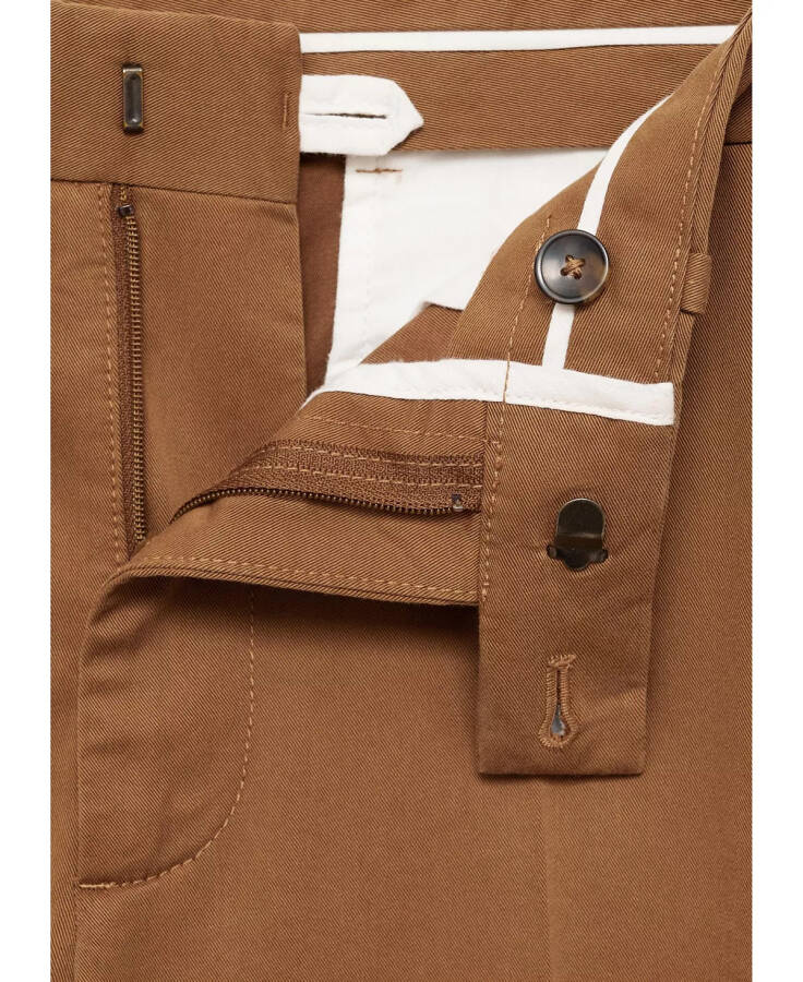 Men's Regular Cotton Pants Caramel - 5