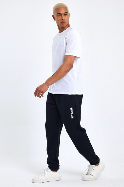 Men's Regular Fit Brooklyn Printed Sweatpants - 8