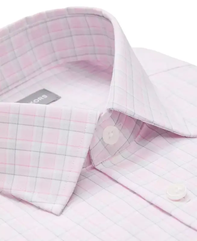 Men's Regular-Fit Check Dress Shirt - 5