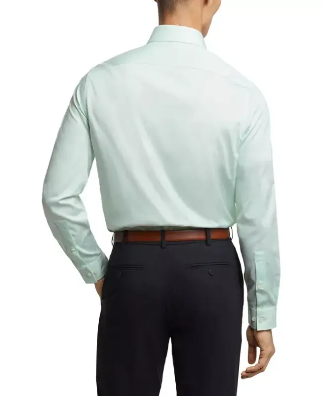 Men's Regular Fit Comfort Stretch Dress Shirt - 2