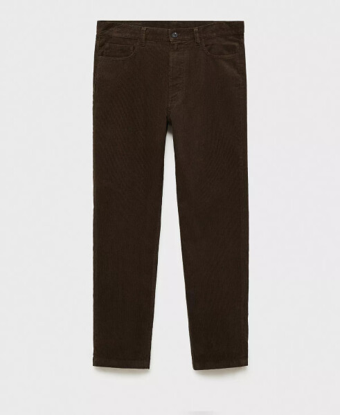 Men's Regular-Fit Corduroy Pants Chocolate - 6