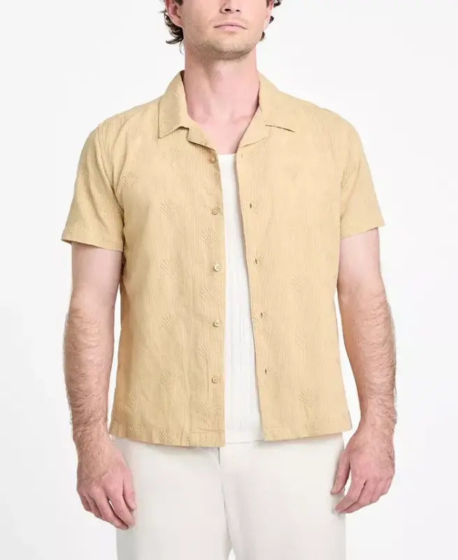 Men's Regular-Fit Dobby Shirt - 4