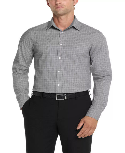 Men's Regular Fit Dress Shirt Black - 1