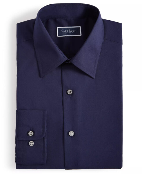 Men's Regular-Fit Dress Shirt, Created for Modazone-Blue Notte - 4