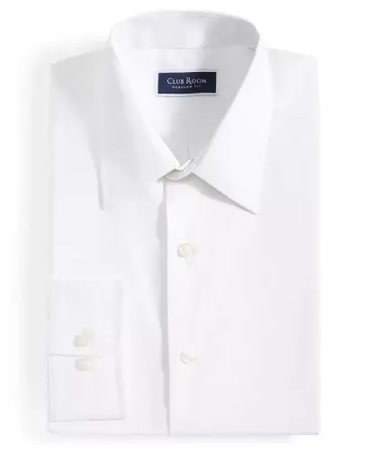 Men's Regular-Fit Dress Shirt, Created for Modazone - Bright White - 5