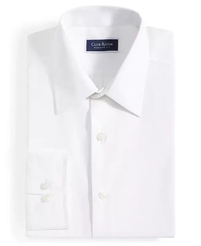 Men's Regular-Fit Dress Shirt, Created for Modazone - Bright White - 5