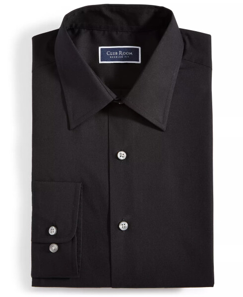 Men's Regular-Fit Dress Shirt, Created for Modazone Deep Black - 6