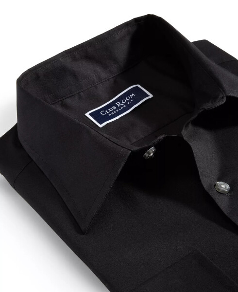 Men's Regular-Fit Dress Shirt, Created for Modazone Deep Black - 7