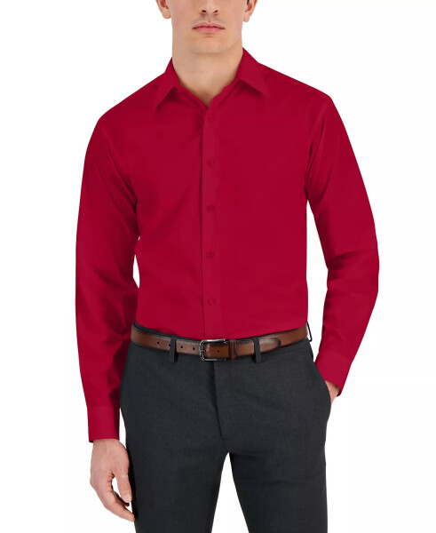 Men's Regular-Fit Dress Shirt, Created for Modazone Jester Red - 3