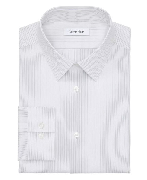 Men's Regular Fit Dress Shirt Grey - 3