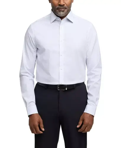 Men's Regular Fit Dress Shirt-Light blue - 1