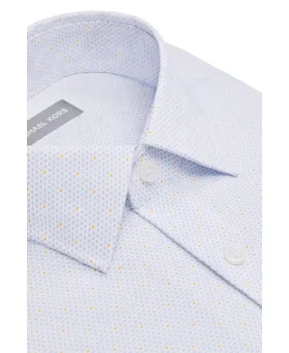 Men's Regular Fit Dress Shirt-Light blue - 5