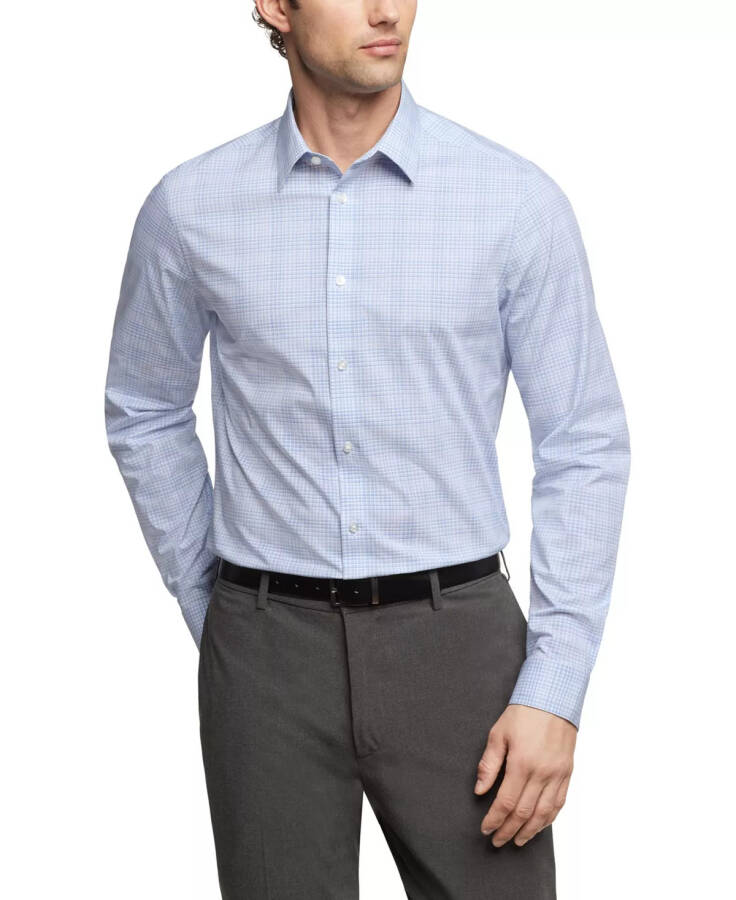 Men's Regular Fit Dress Shirt Navy - 1