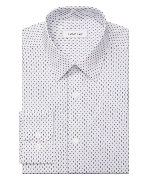 Men's Regular Fit Dress Shirt Navy - 3