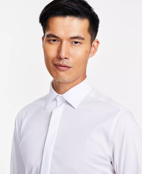 Men's Regular Fit Formal Convertible-Cuff Dress Shirt, Created for Modazone Sierradale White - 3