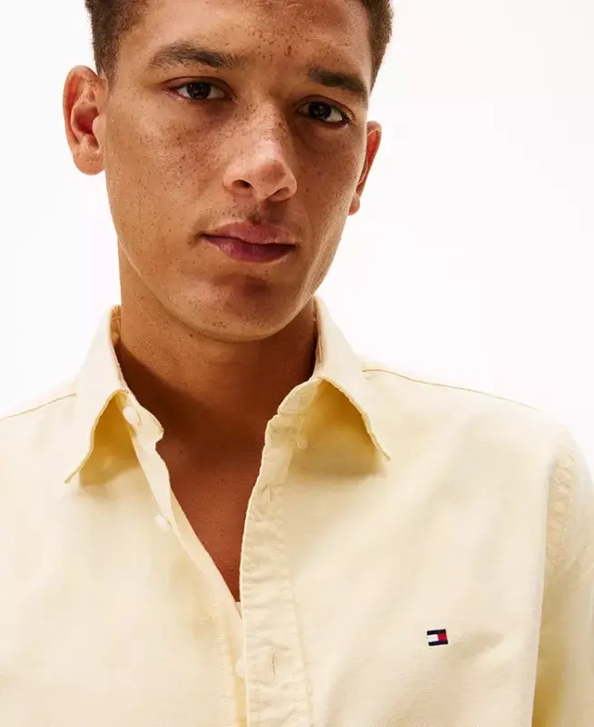 Men's Regular-Fit Heritage Oxford Shirt - Morningside Yellow - 3