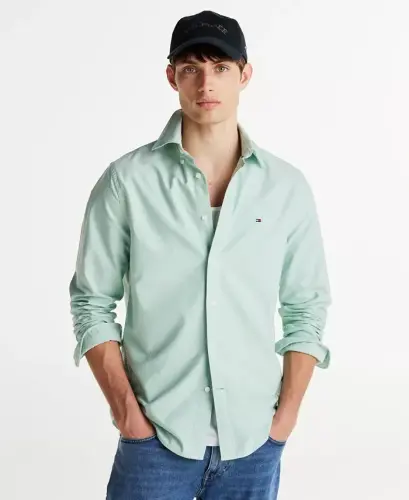 Men's Regular-Fit Heritage Oxford Shirt - Nouveau Green 