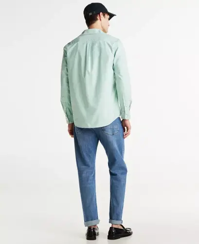 Men's Regular-Fit Heritage Oxford Shirt - Nouveau Green - TOMMY HILFIGER (1)