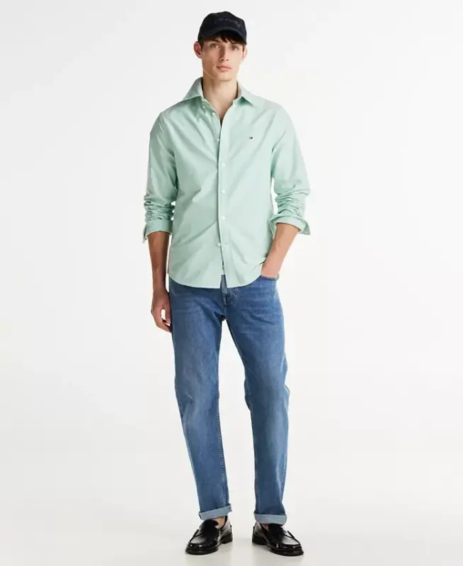 Men's Regular-Fit Heritage Oxford Shirt - Nouveau Green - 4