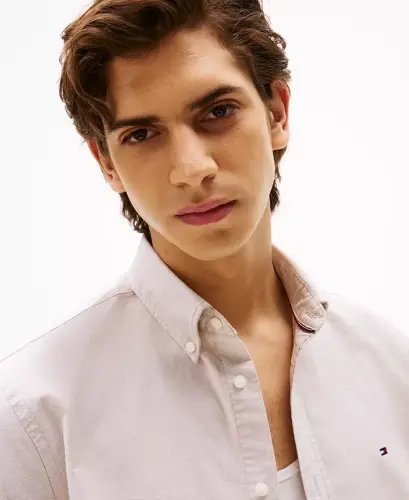 Men's Regular-Fit Heritage Oxford Shirt-Safari Canvas - 3