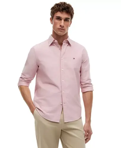 Men's Regular-Fit Heritage Solid Oxford Shirt - Medium Red 