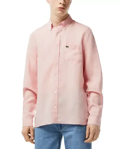 Men's Regular-Fit Linen Shirt 