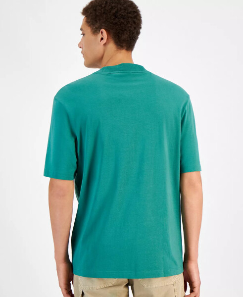 Men's Regular-Fit Logo Patch T-Shirt Green - 2