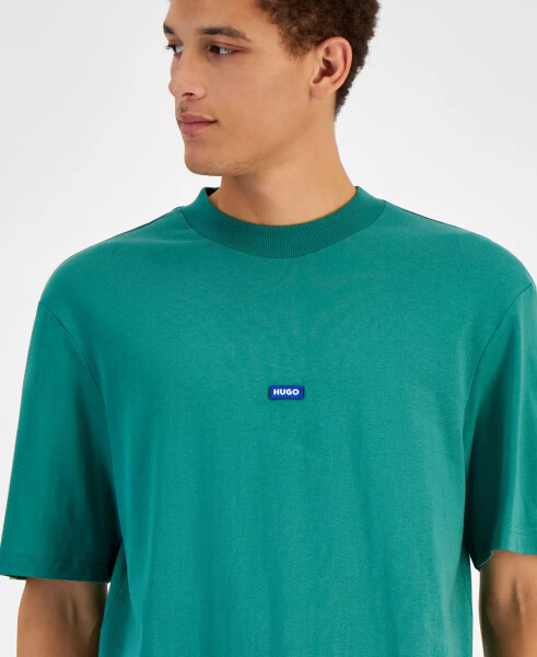 Men's Regular-Fit Logo Patch T-Shirt Green - 3