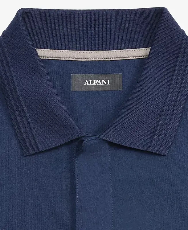 Men's Regular-Fit Mercerized Polo Shirt, Created for Modazone-Neo Navy - 4