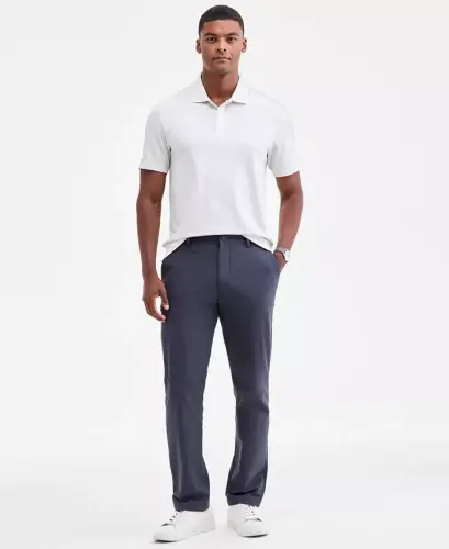 Men's Regular-Fit Mercerized Polo Shirt, Created for Modazone - Vintage White - ALFANI (1)