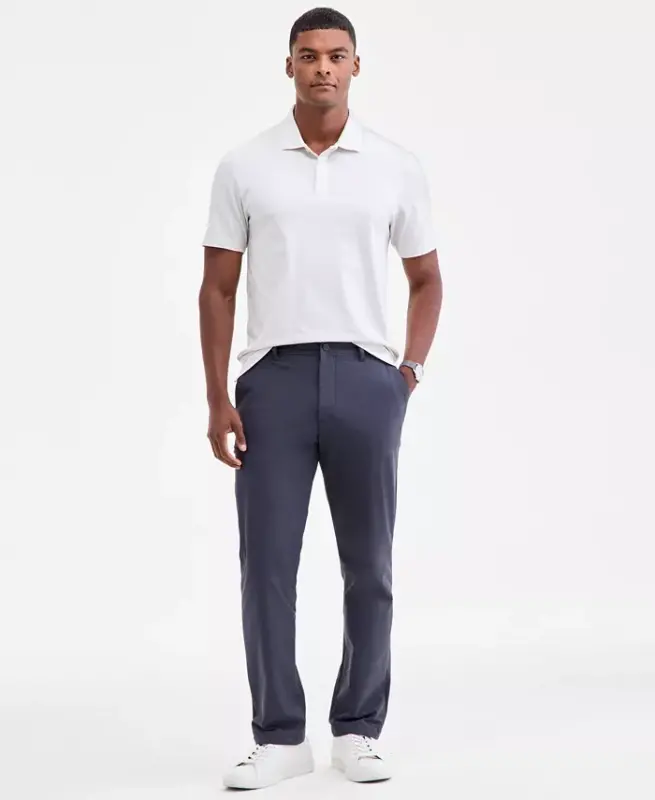 Men's Regular-Fit Mercerized Polo Shirt, Created for Modazone - Vintage White - 2