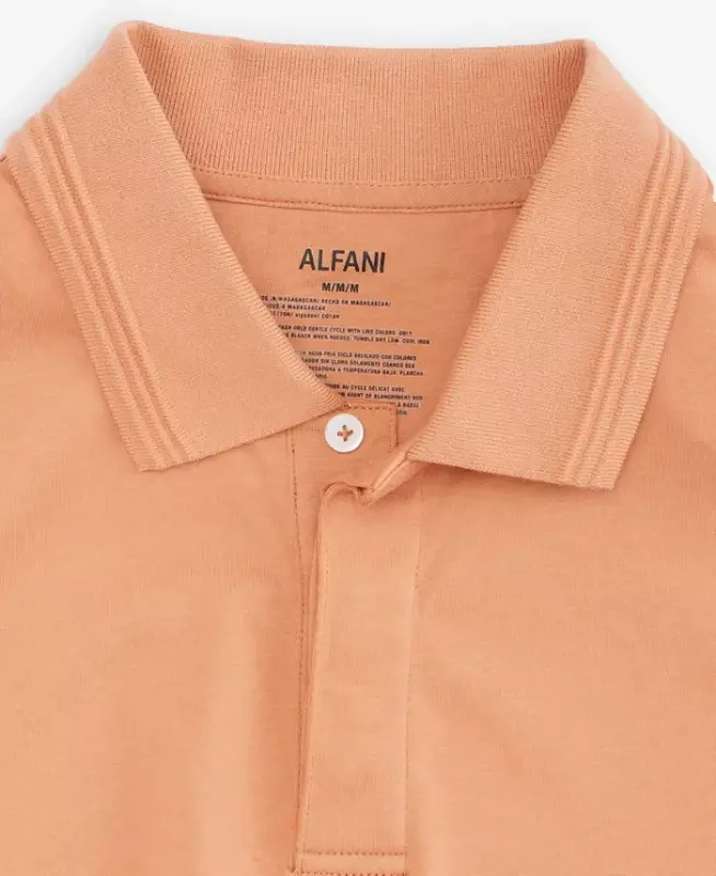 Men's Regular-Fit Mercerized Polo Shirt - Toasted Clay - 4