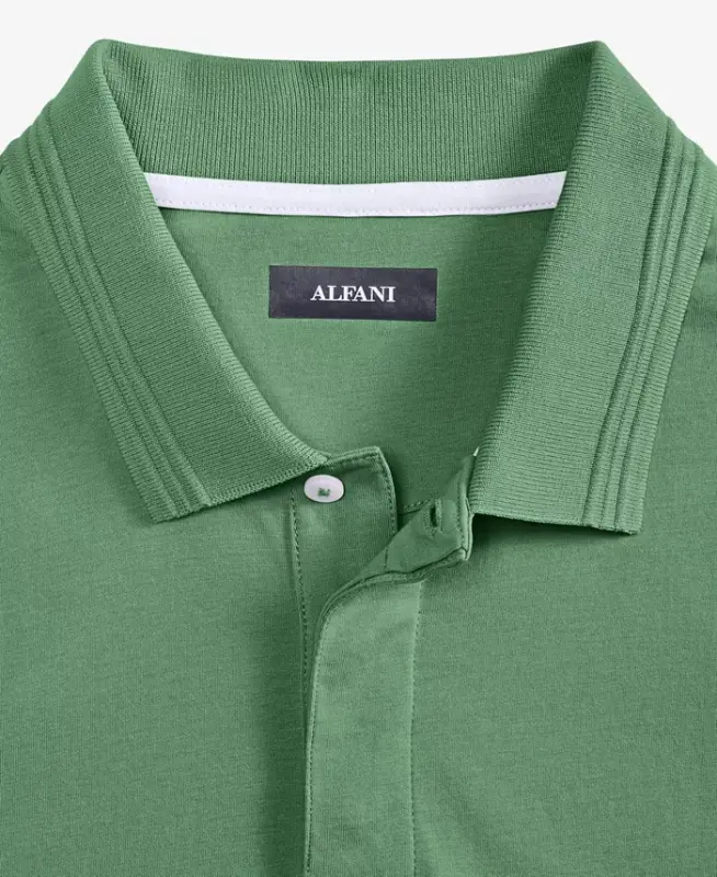 Men's Regular-Fit Mercerized Polo Shirt - Tuscan Sage - 3