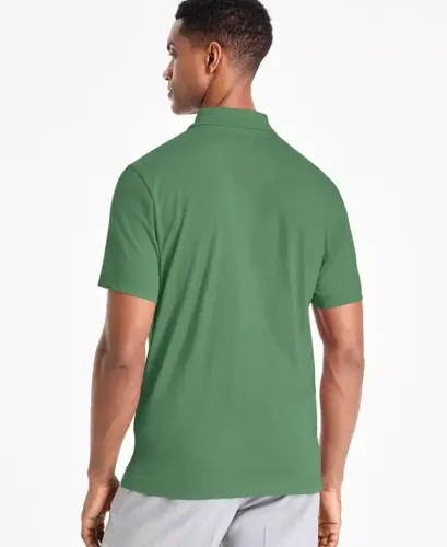 Men's Regular-Fit Mercerized Polo Shirt - Tuscan Sage - ALFANI (1)