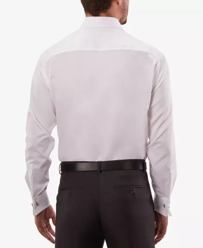 Men's Regular Fit Non-Iron Performance French Cuff Dress Shirt - 2