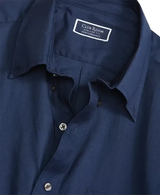 Men's Regular Fit Pinpoint Dress Shirt, Created for Modazone - 3
