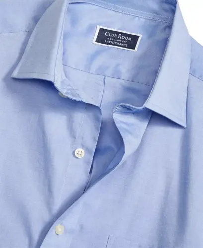Men's Regular Fit Pinpoint Dress Shirt, Created for Modazone - 4