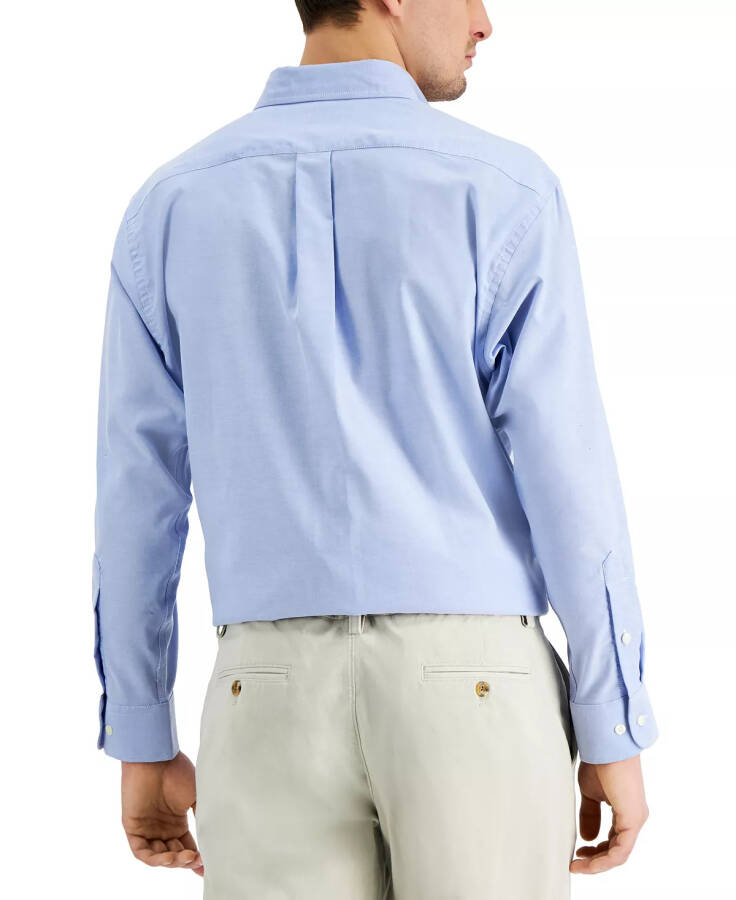 Men's Regular Fit Pinpoint Dress Shirt, Created for Modazone Light Blue - 12