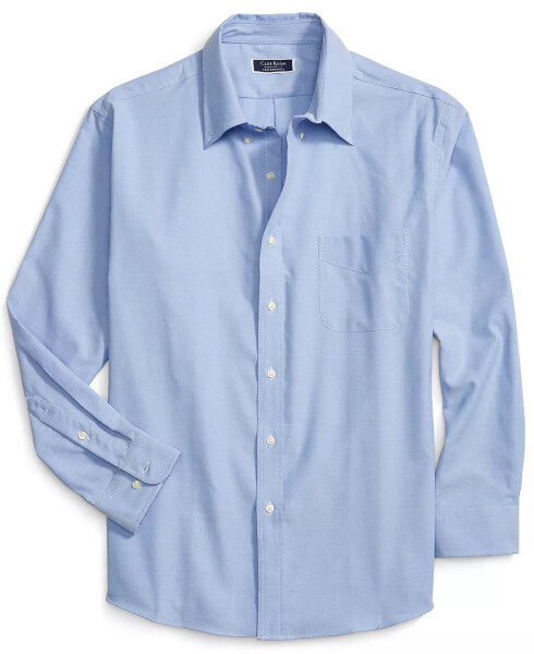 Men's Regular Fit Pinpoint Dress Shirt, Created for Modazone Light Blue - 15